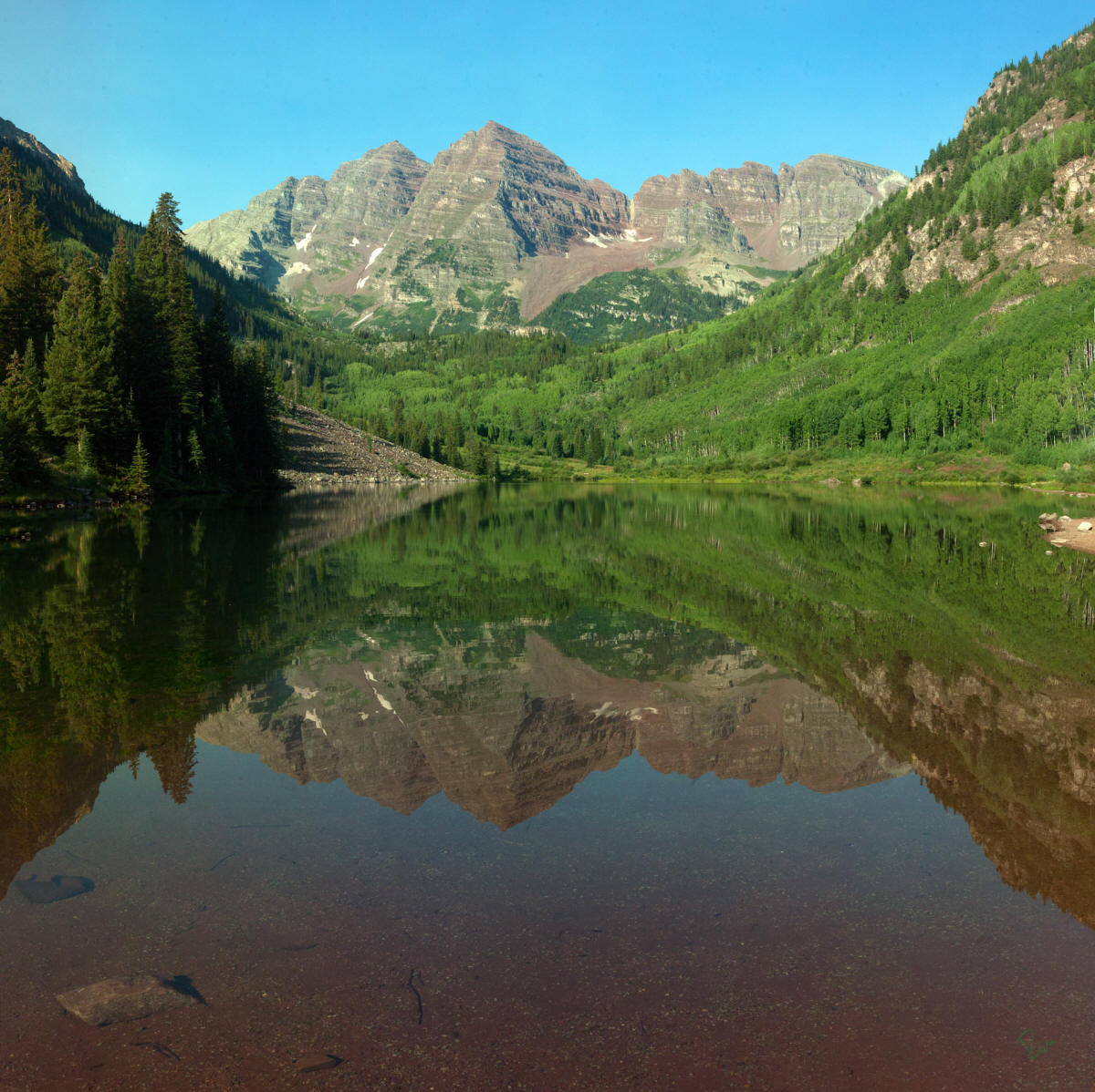 Maroon Bell Reflections